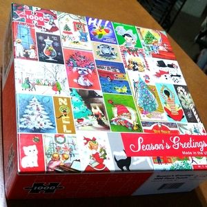 Seasons Greetings puzzle by Re-marks. 1000 pieces